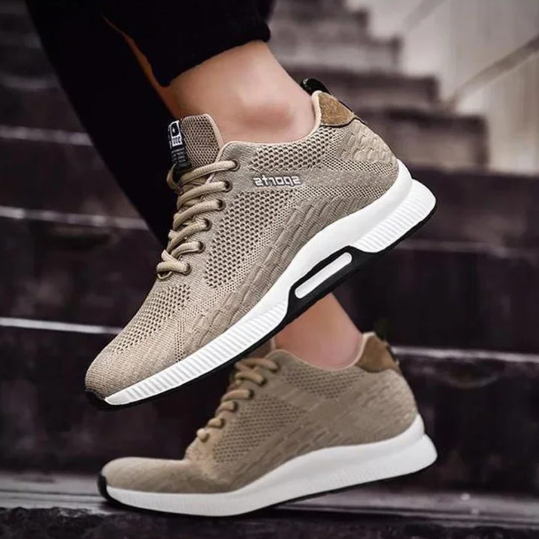 Mesh Lace-Up Trainers for Women - View 2