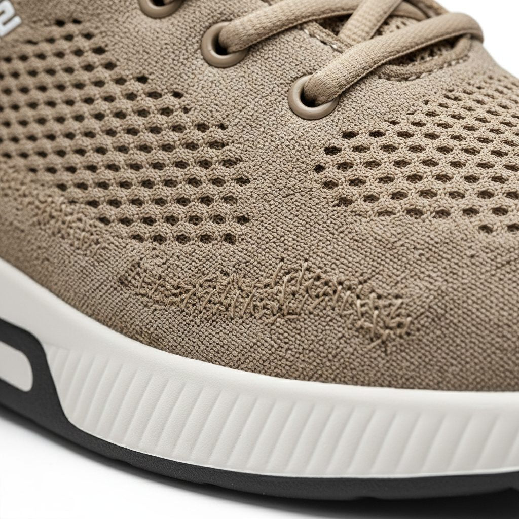 Mesh Lace-Up Trainers for Women - View 4