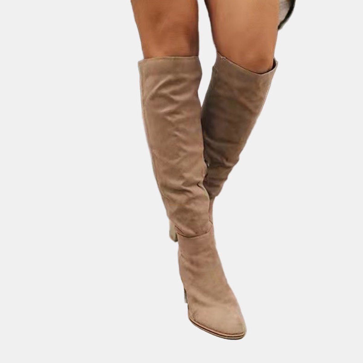 Over-The-Knee Block Heel Boots for Women - View 6