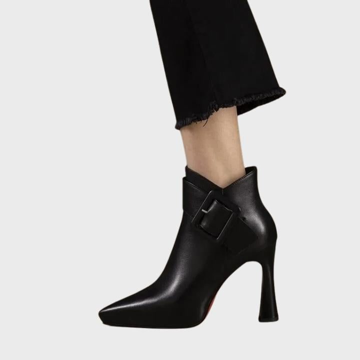 Pointed Toe Stiletto Ankle Boots for Women - View 2