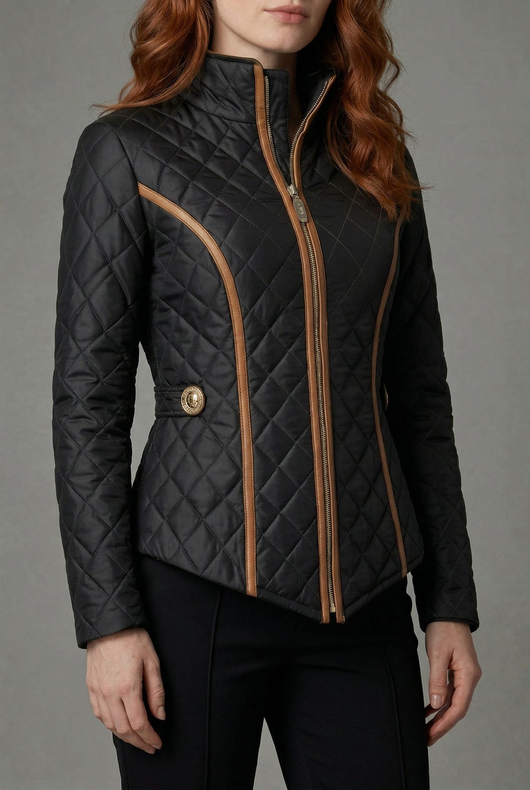 Quilted Zip-Up Jacket for Women - View 2