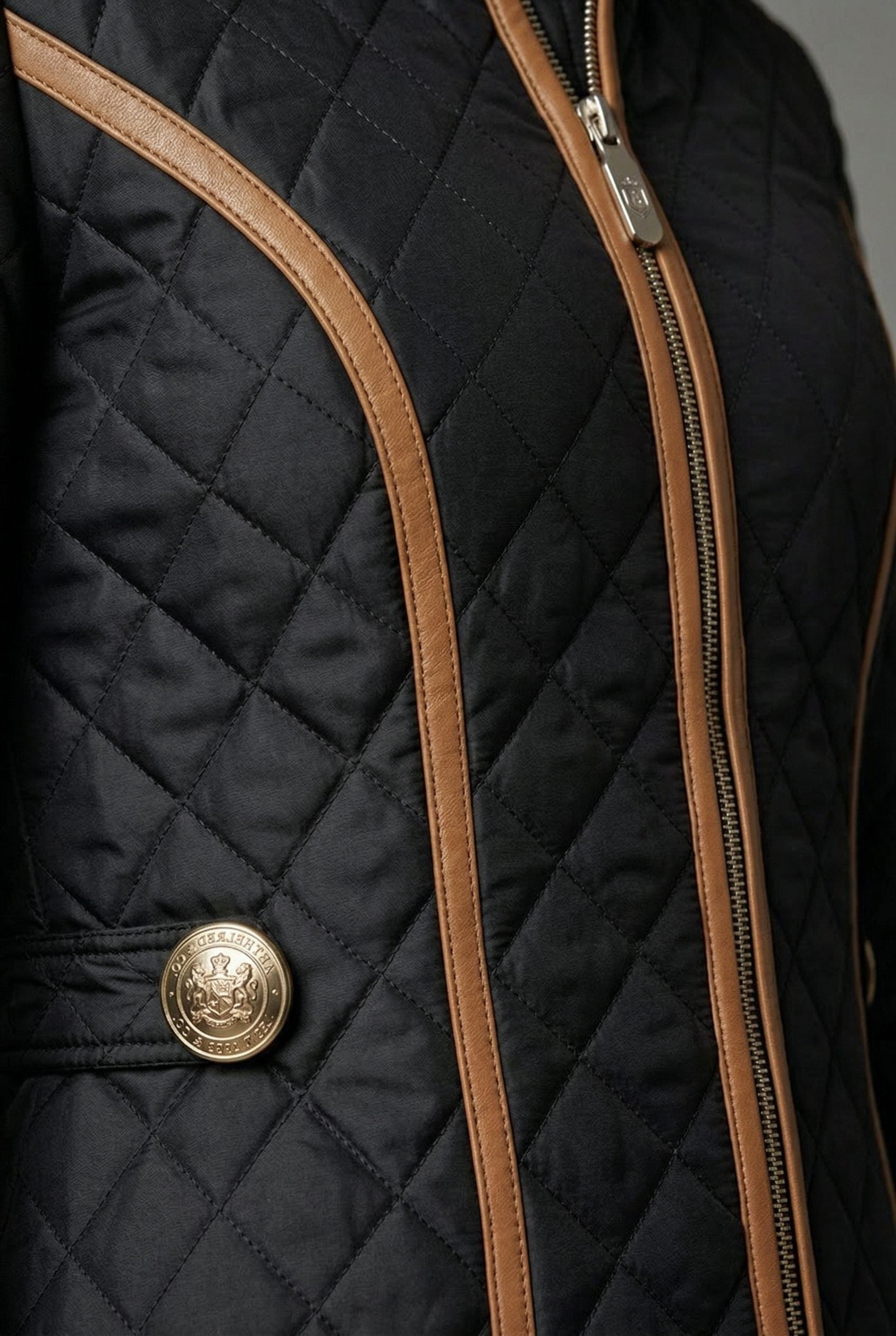 Quilted Zip-Up Jacket for Women - View 3