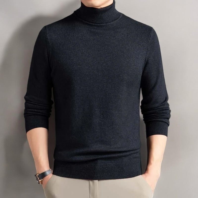 Roll Neck Long Sleeve Jumper for Women - View 2