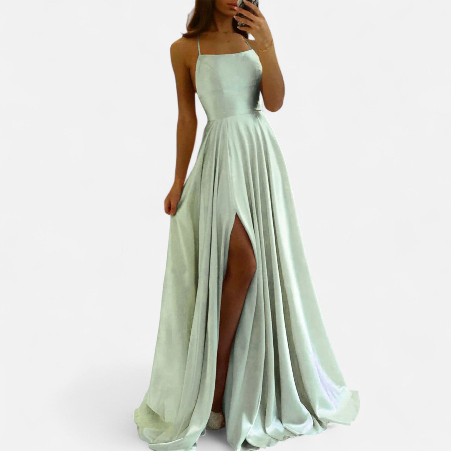 Slit Maxi Dress Wedding Guest for Women
