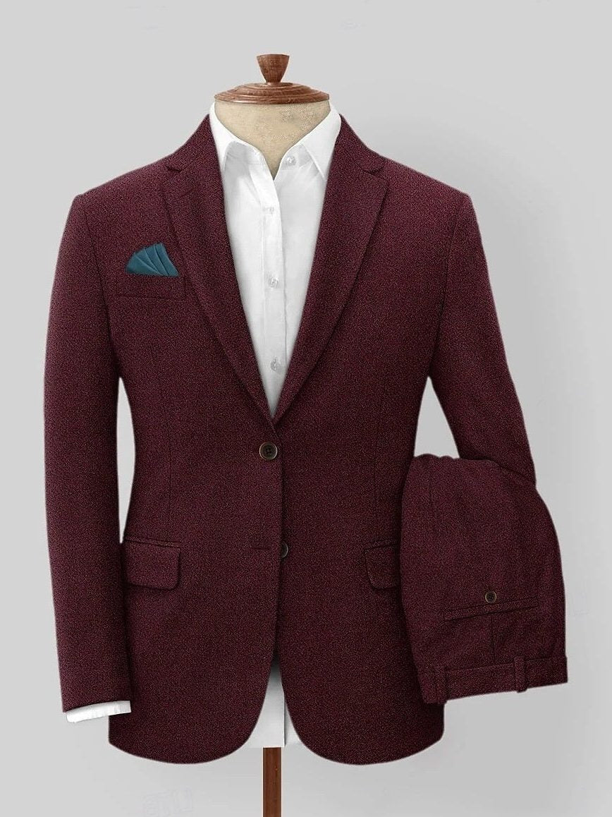 Single-Breasted Three-Piece Tailored Suit for Men - View 4