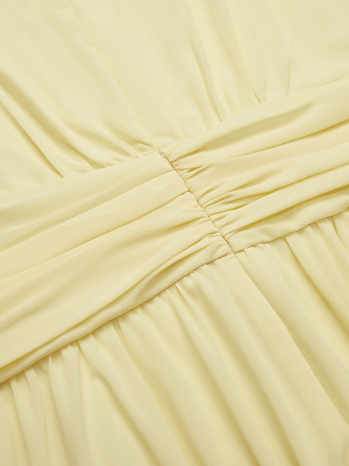 Sleeveless Ruched A-Line Wedding Guest Maxi Dress for Women - View 11