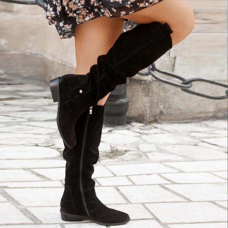 Slouch Knee-High Boots for Women