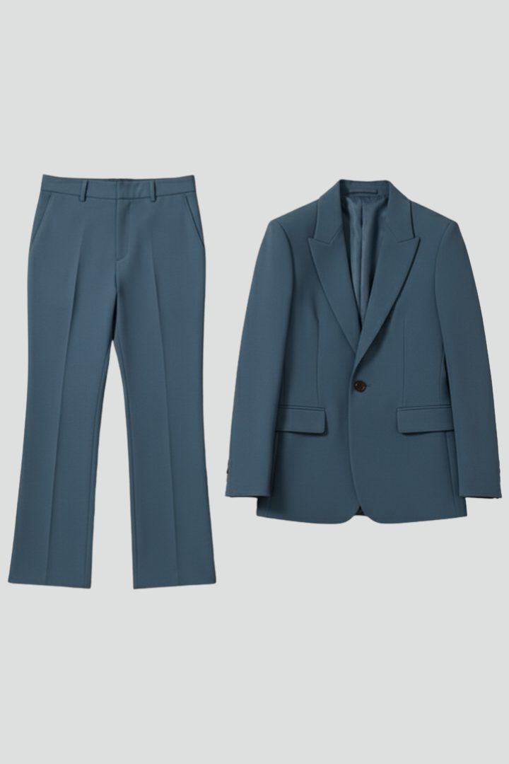 Straight Leg Blazer Suit Set for Women - View 5