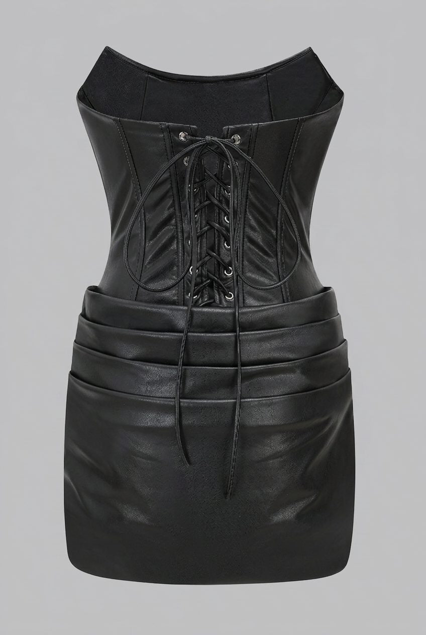 Strapless Corset Mini Dress for Women - View 6