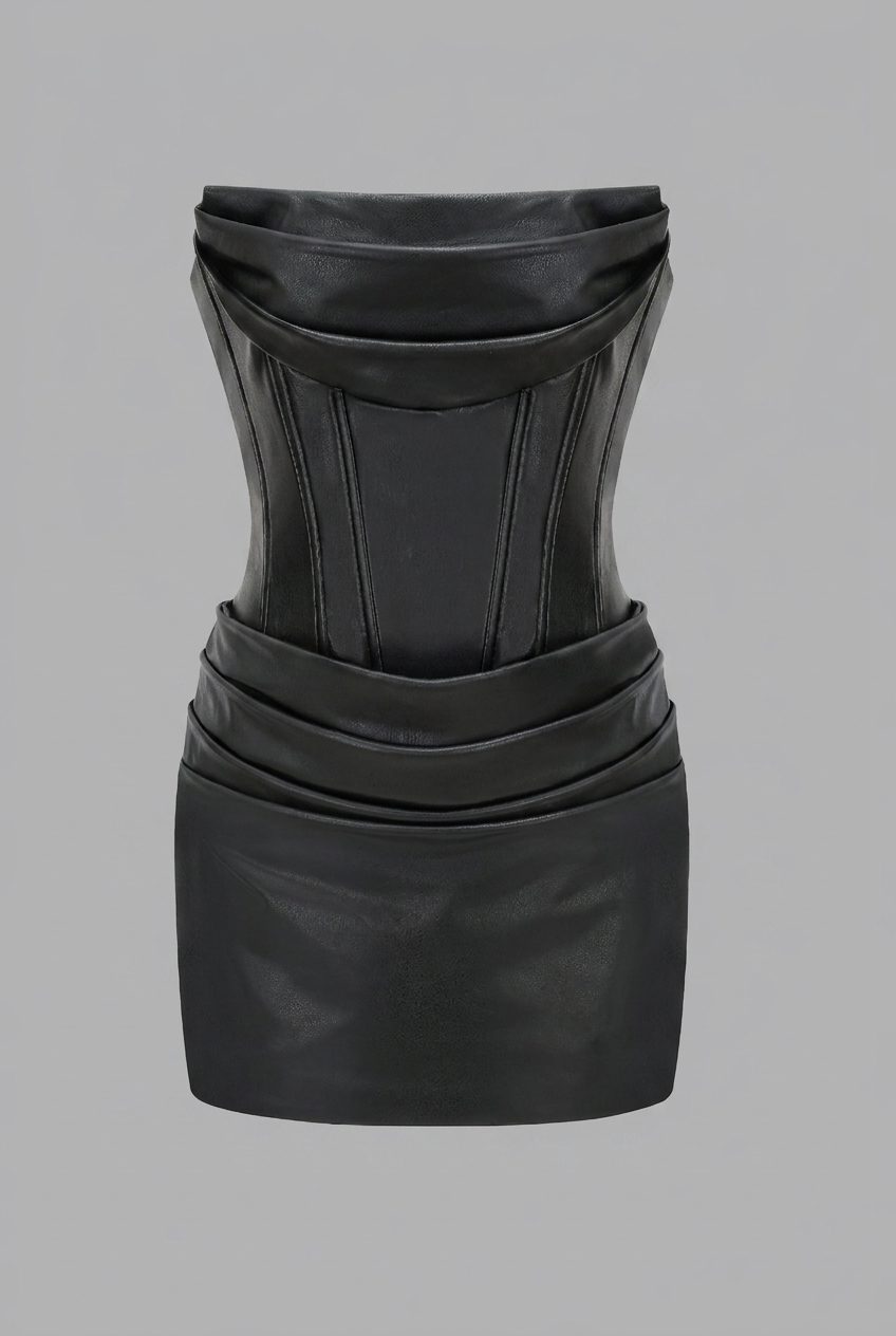 Strapless Corset Mini Dress for Women - View 8