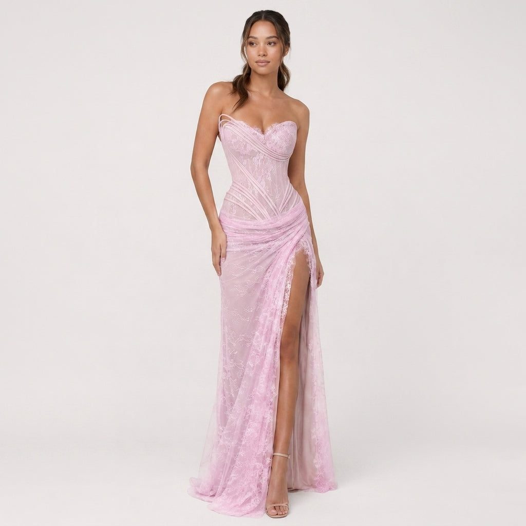 Sweetheart Corset Maxi Dress for Women