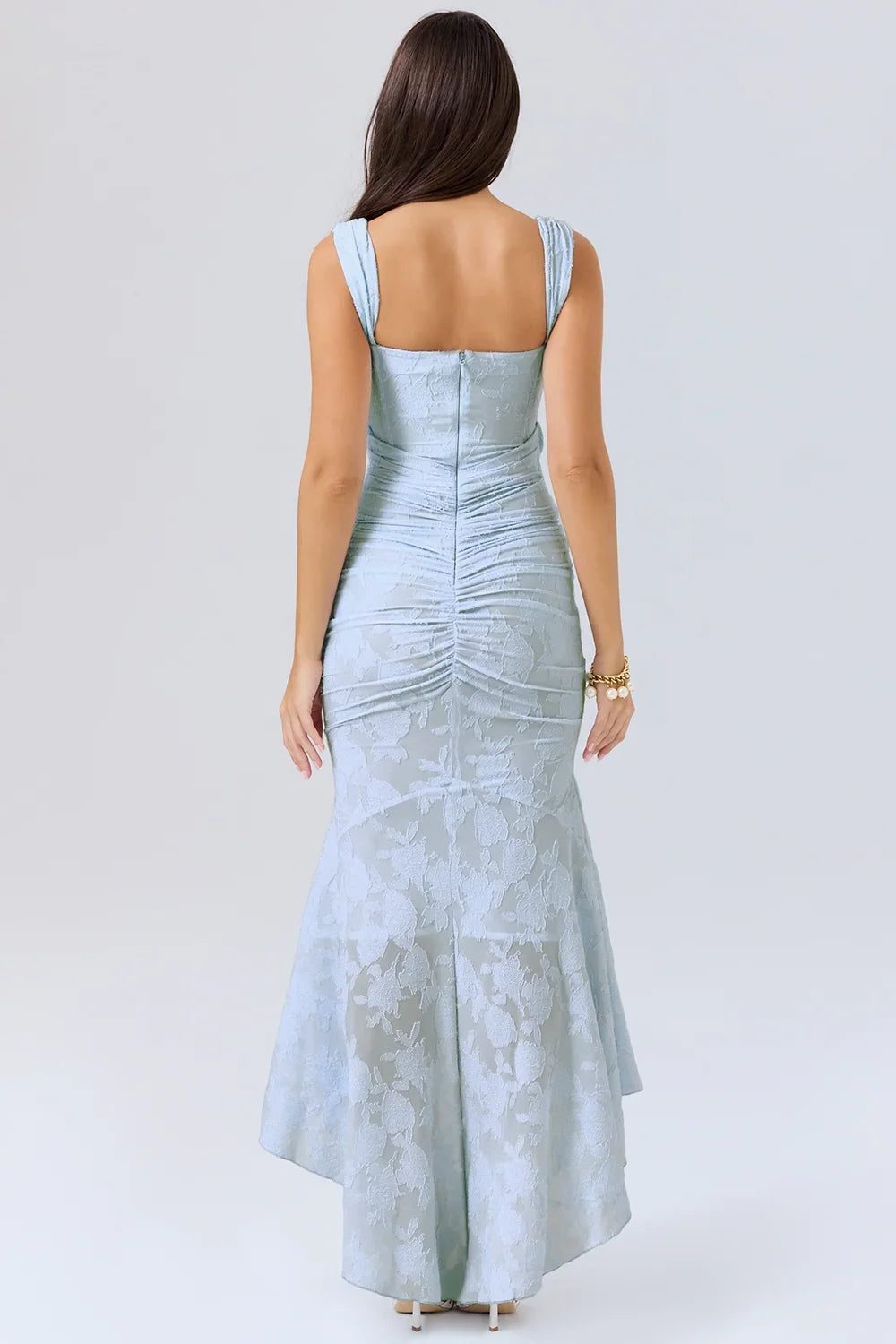 Wedding Guest Wrap Midi Dress for Women - View 4