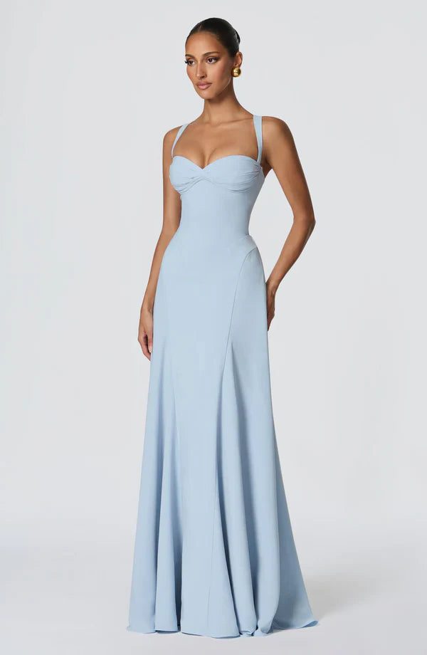 Sweetheart Wedding Guest Maxi Dress for Women - View 7