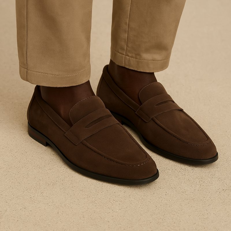 Suede Slip-On Loafer for Men - View 7