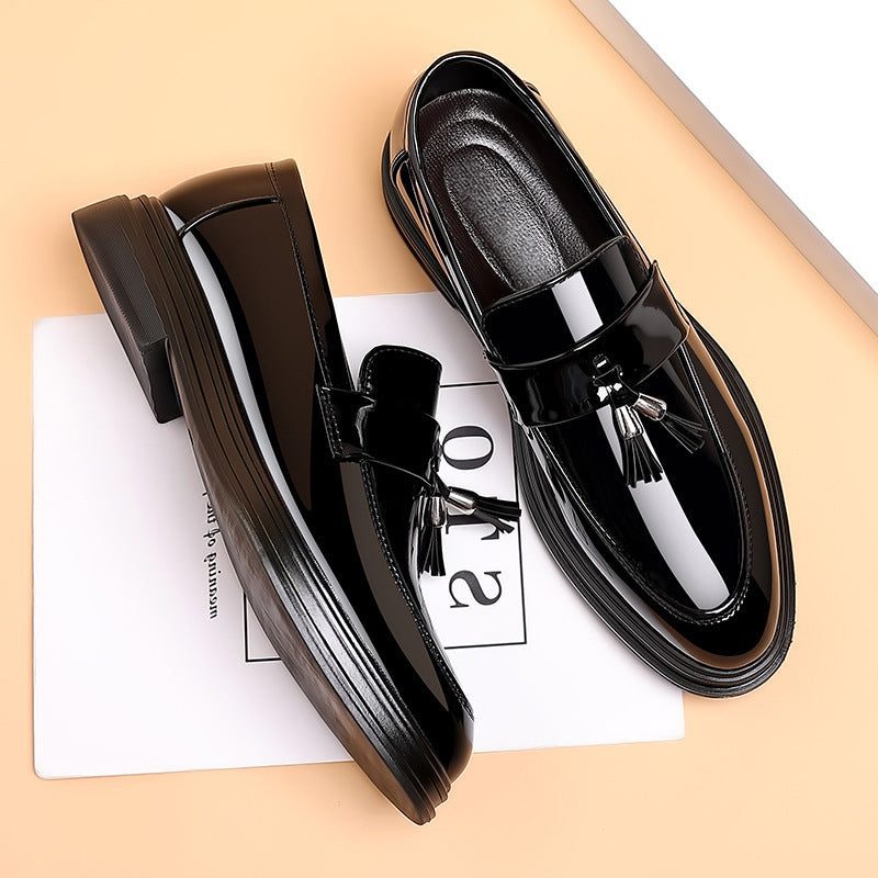 Tassel Loafer with Platform Sole for Men - View 4