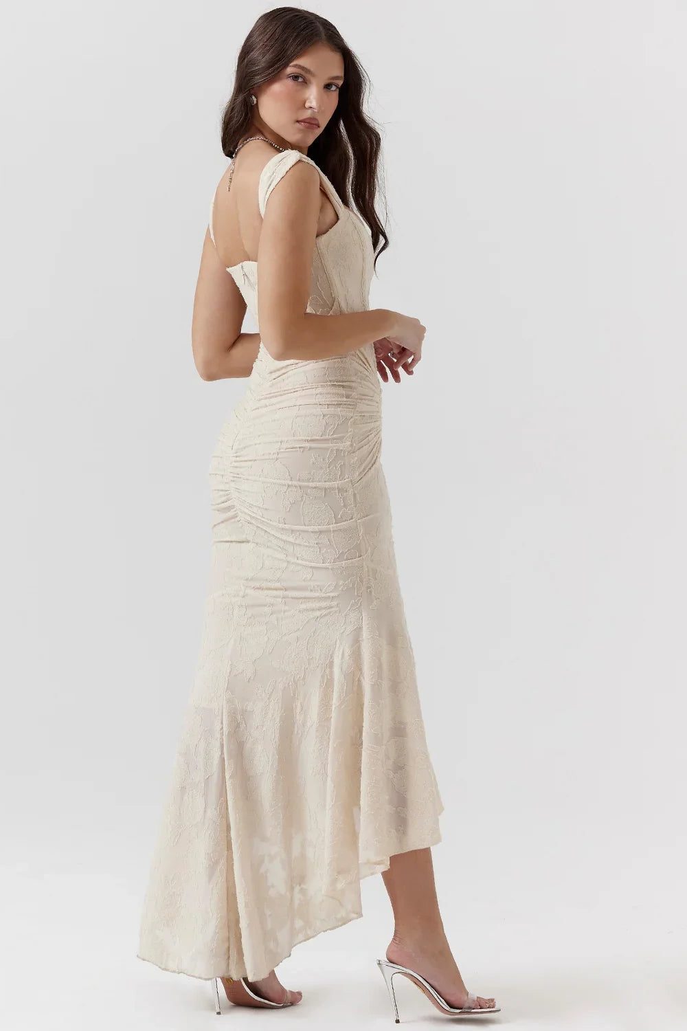 Wedding Guest Wrap Midi Dress for Women - View 21