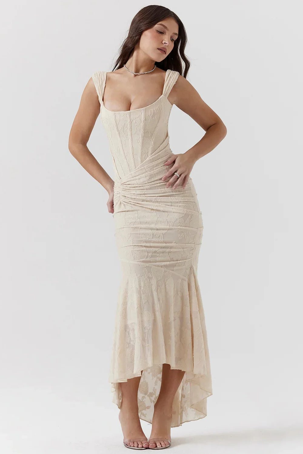 Wedding Guest Wrap Midi Dress for Women - View 10