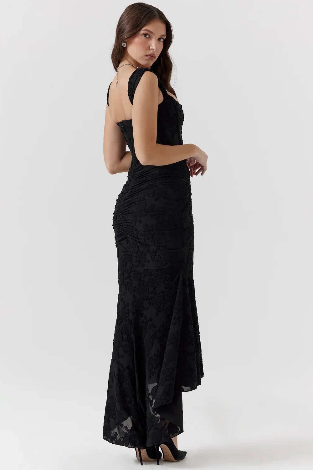 Wedding Guest Wrap Midi Dress for Women - View 13
