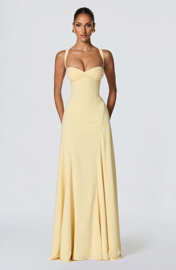 Sweetheart Wedding Guest Maxi Dress for Women
