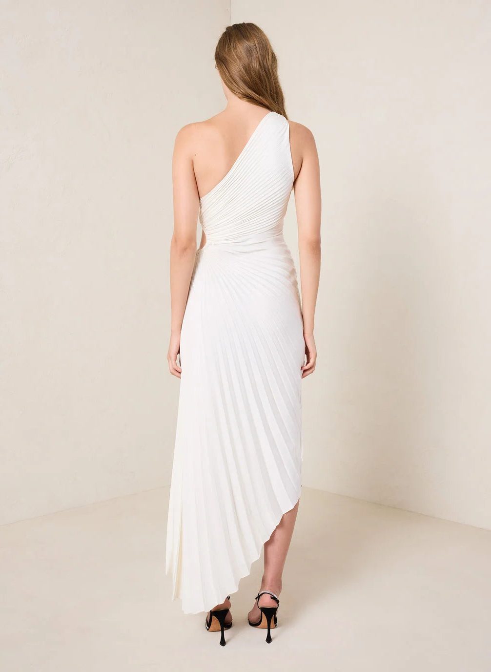 Halterneck Wedding Guest Pleated Maxi Dress for Women - View 2