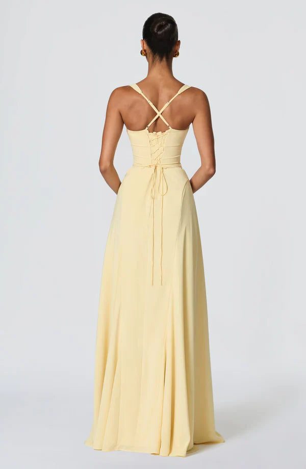 Sweetheart Wedding Guest Maxi Dress for Women - View 3