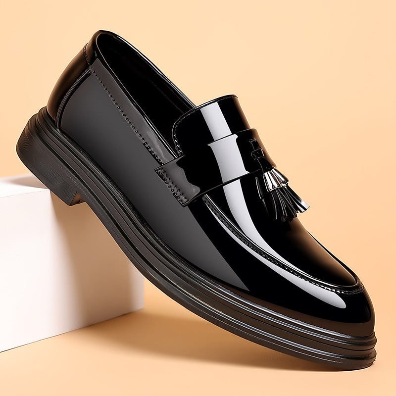 Tassel Loafer with Platform Sole for Men - View 5