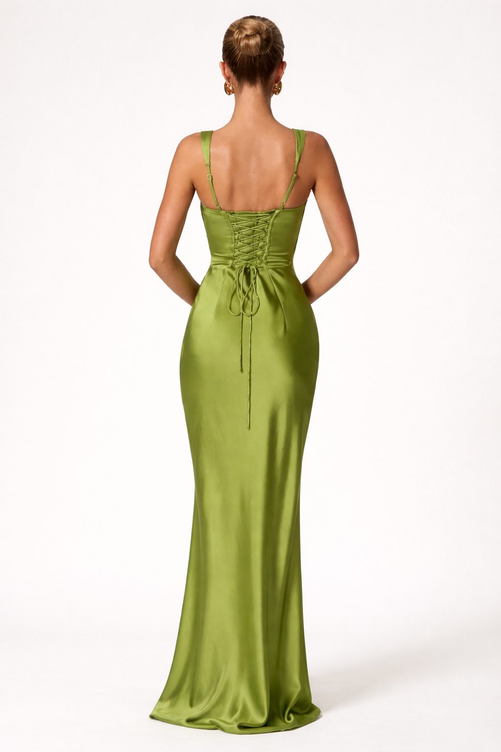 Square Neck Sleeveless Wedding Guest Maxi Dress for Women - View 2