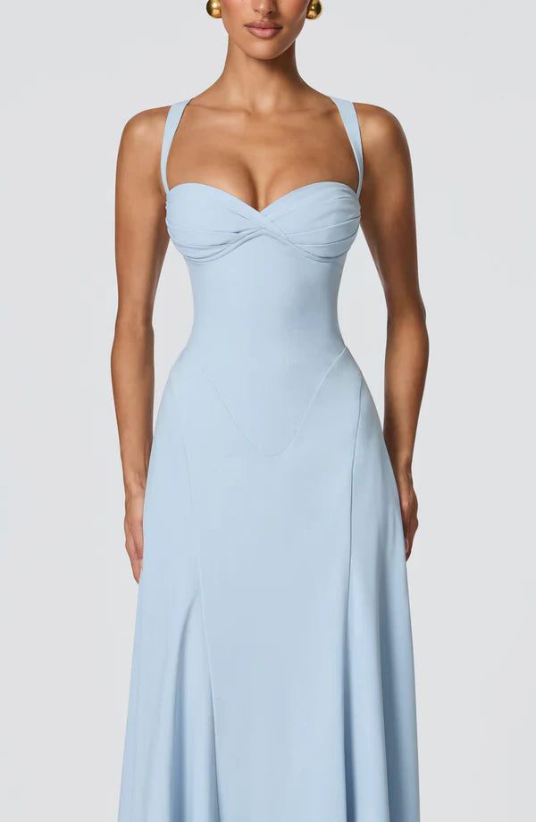 Sweetheart Wedding Guest Maxi Dress for Women - View 9