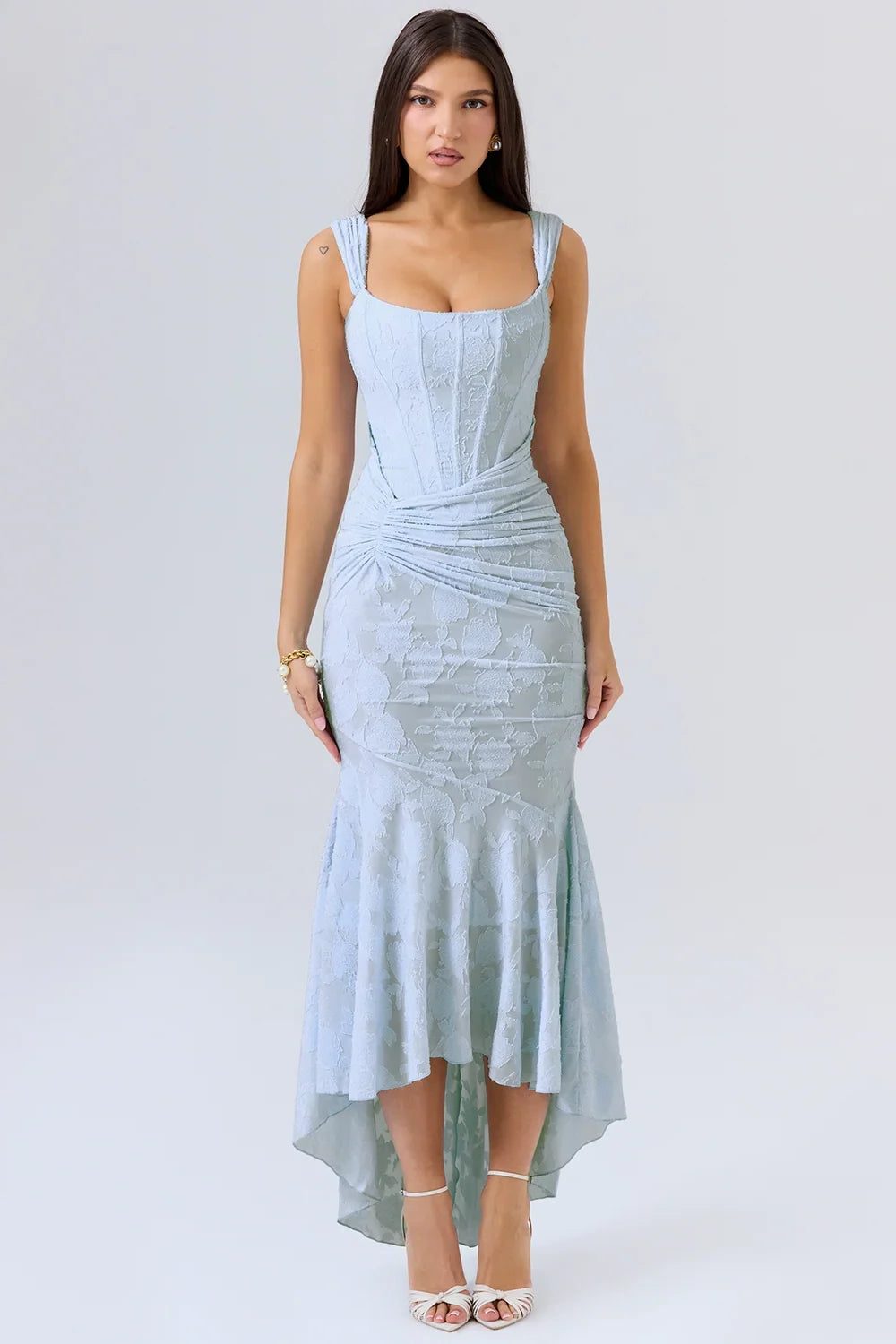 Wedding Guest Wrap Midi Dress for Women
