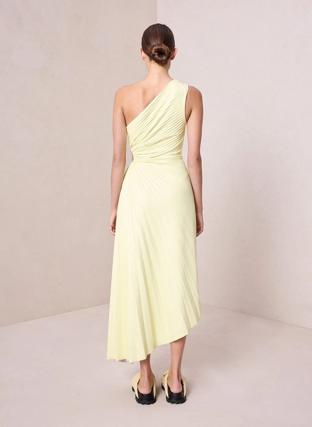 Halterneck Wedding Guest Pleated Maxi Dress for Women - View 17