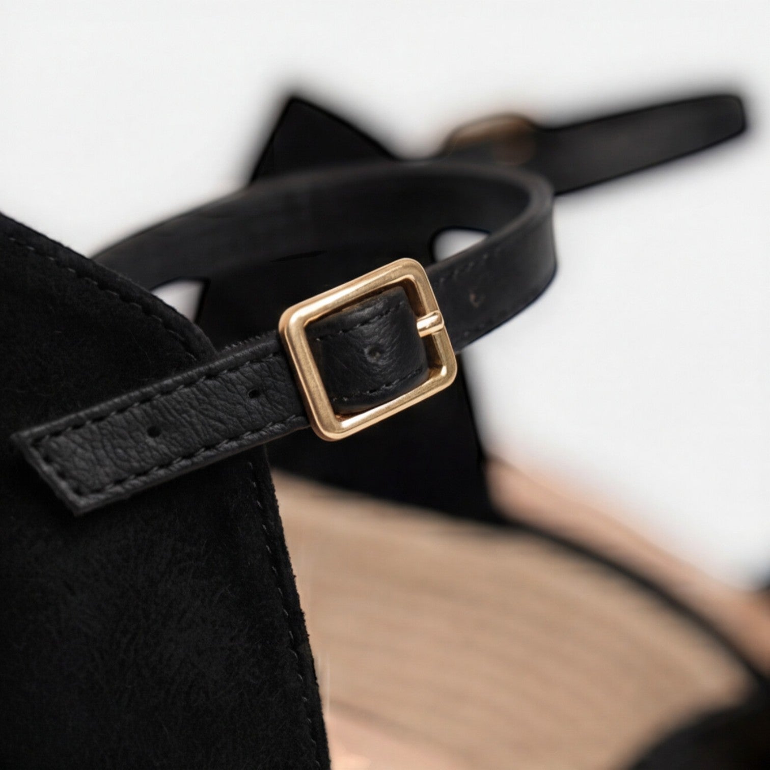 Platform Wedge Espadrille Sandals with Ankle Strap for Women