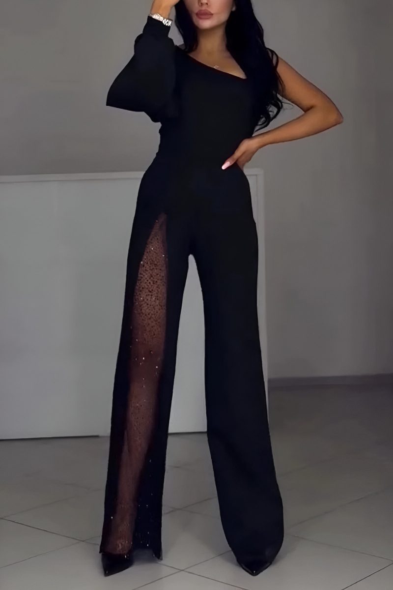 Wide Leg Split Jumpsuit for Women