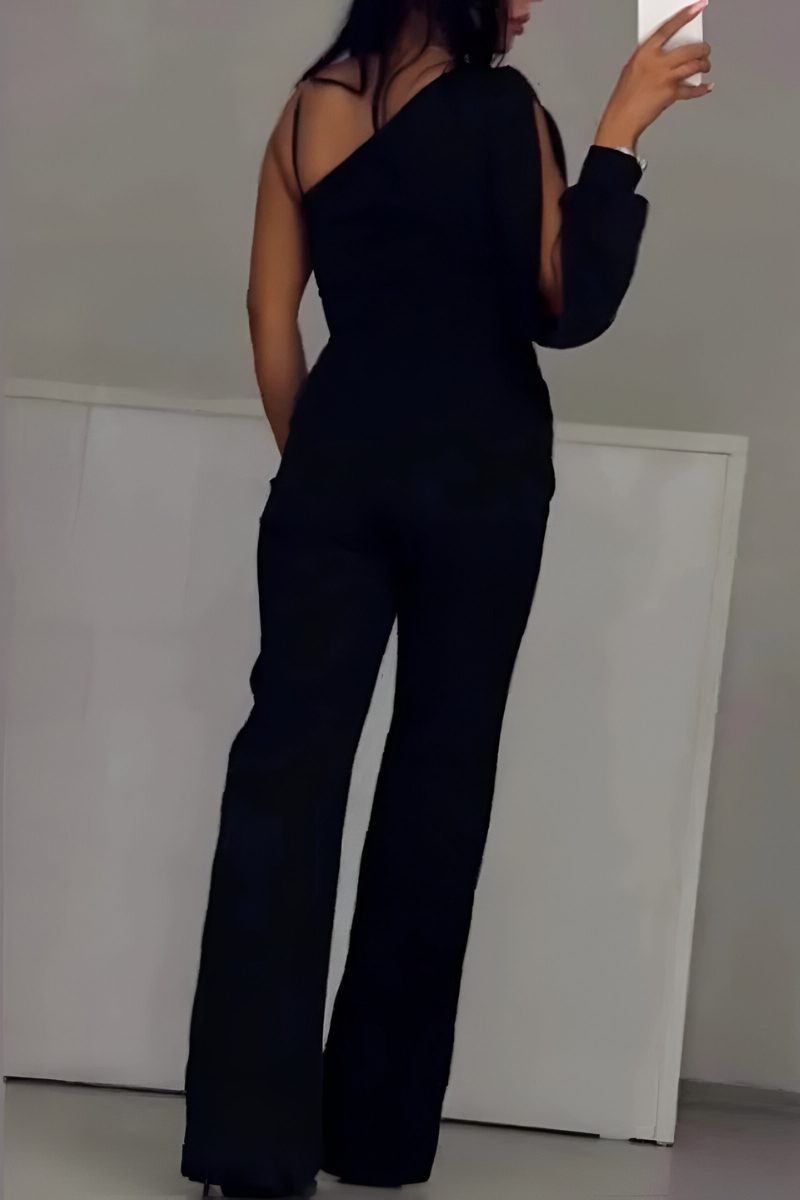 Wide Leg Split Jumpsuit for Women - View 3