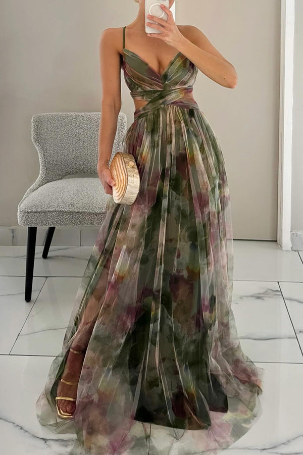 Sweetheart Wedding Guest A-Line Maxi Dress for Women