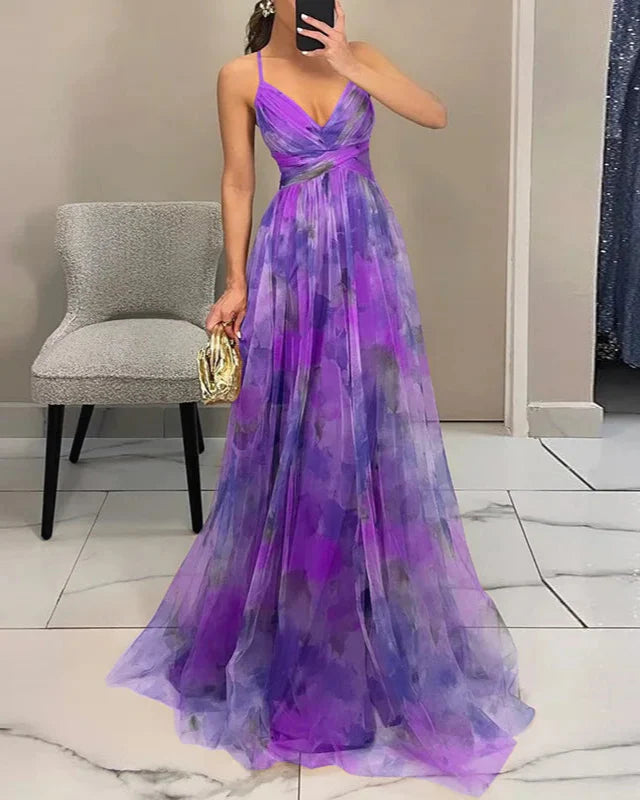 Sweetheart Wedding Guest A-Line Maxi Dress for Women