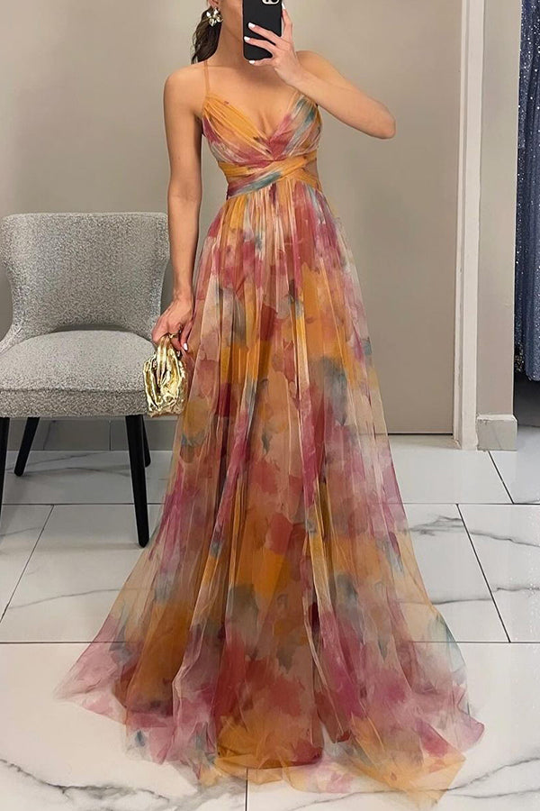Sweetheart Wedding Guest A-Line Maxi Dress for Women