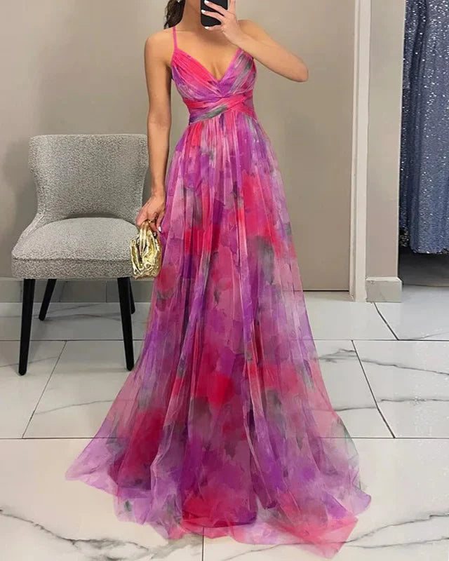 Sweetheart Wedding Guest A-Line Maxi Dress for Women