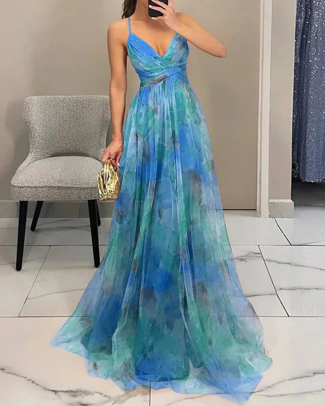 Sweetheart Wedding Guest A-Line Maxi Dress for Women