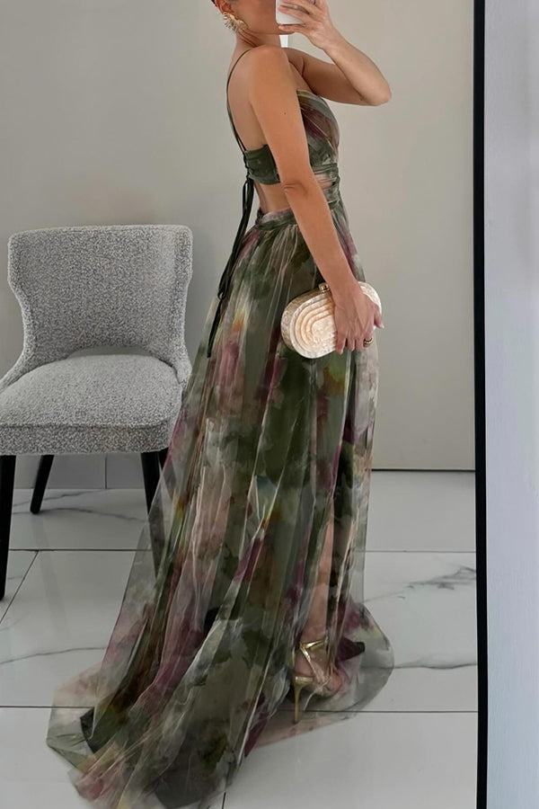 Sweetheart Wedding Guest A-Line Maxi Dress for Women