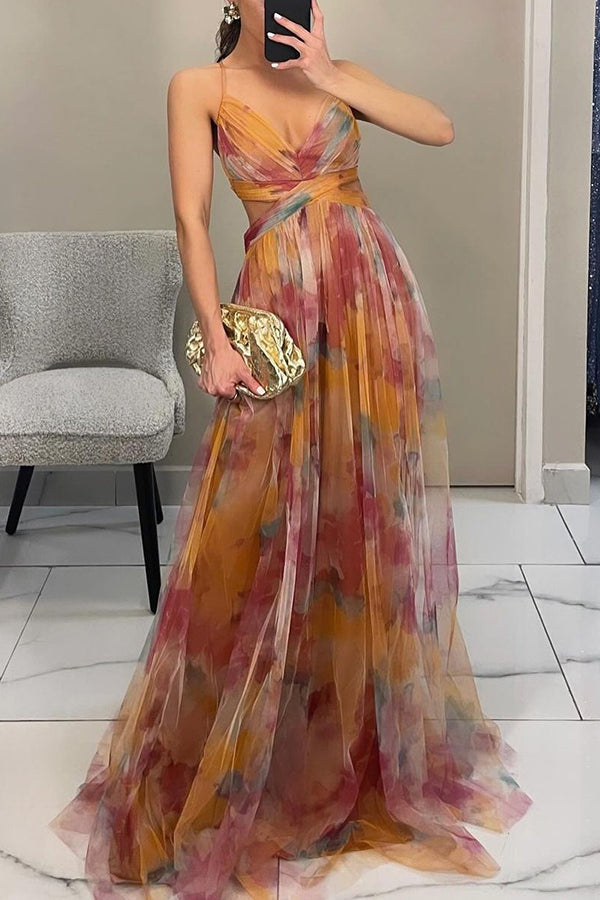 Sweetheart Wedding Guest A-Line Maxi Dress for Women