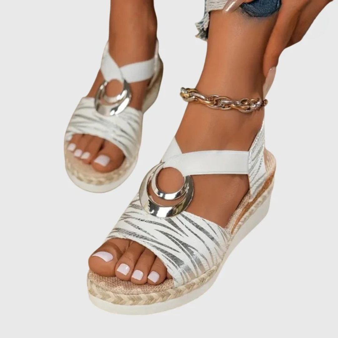 Platform Open Toe Espadrille Sandals for Women