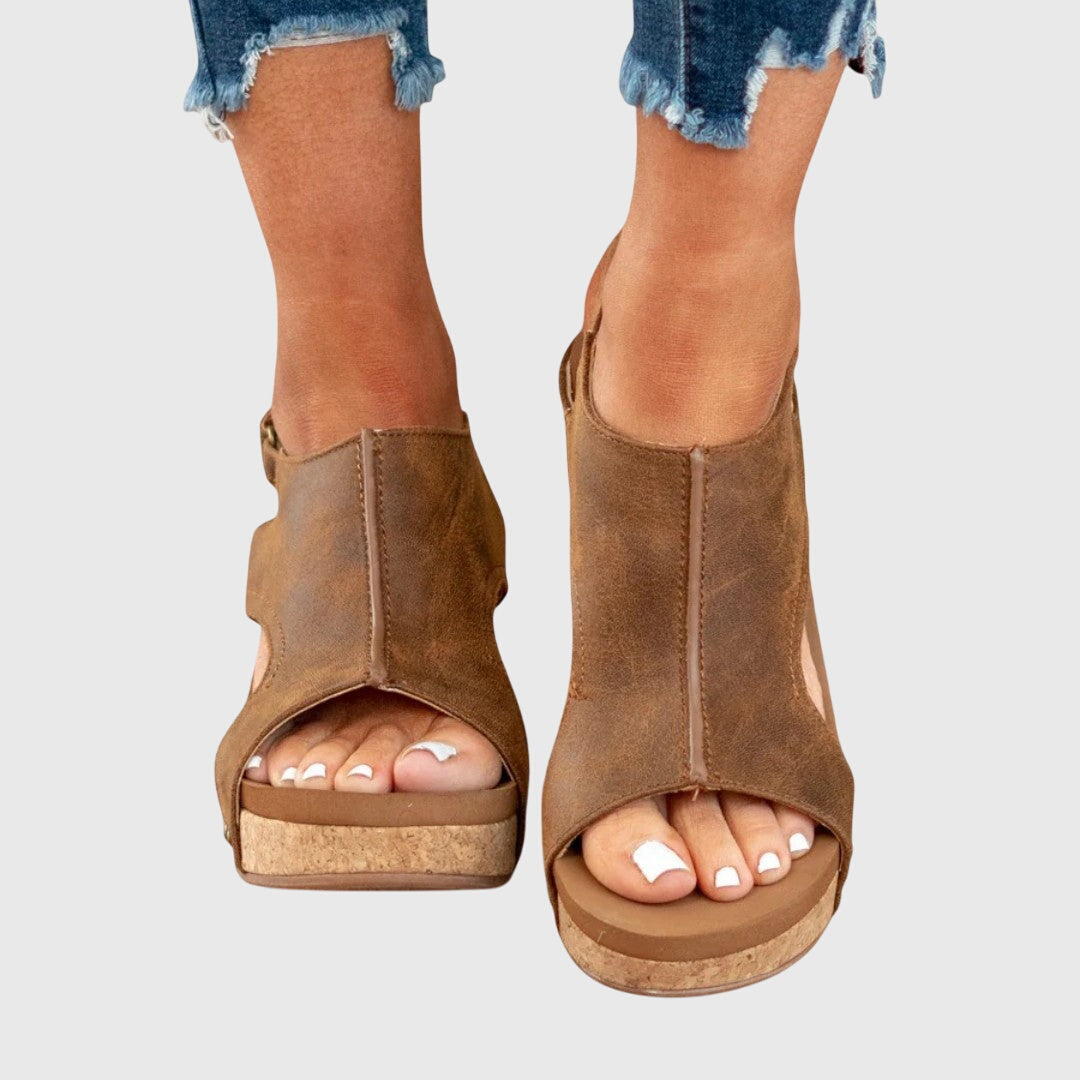 Platform Peep Toe Sandals for Women