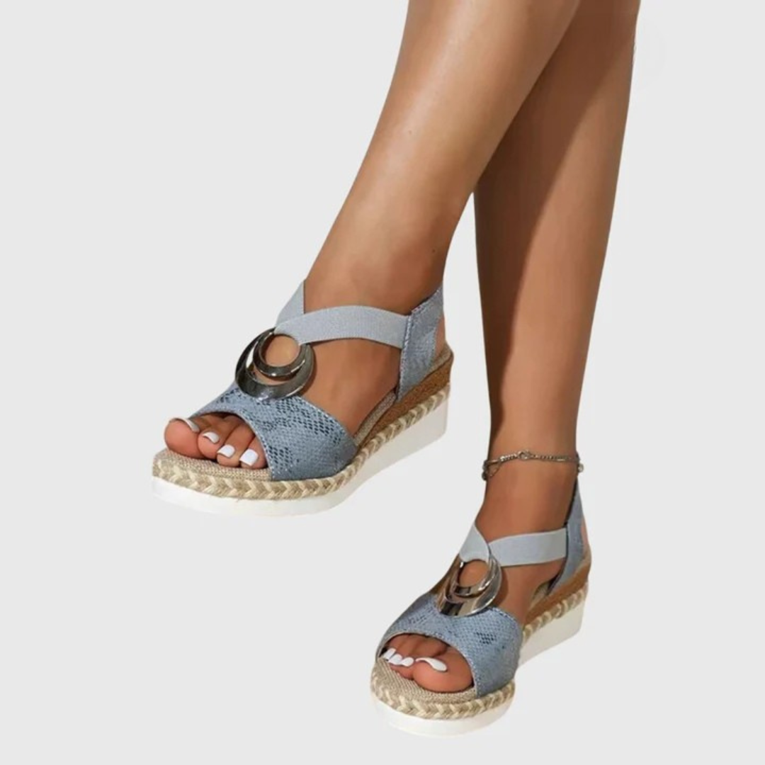 Platform Open Toe Espadrille Sandals for Women