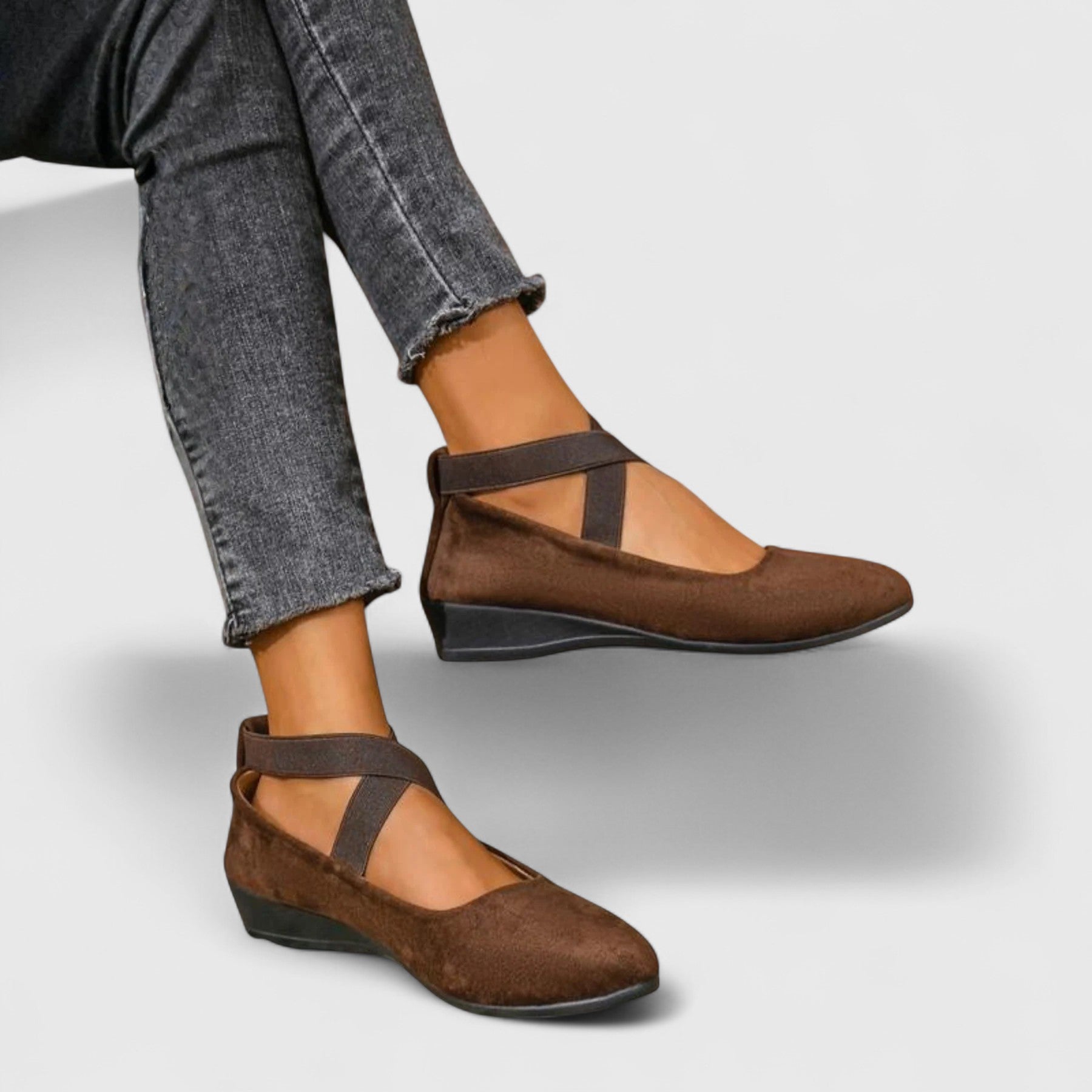 Ankle Strap Platform Heels for Women