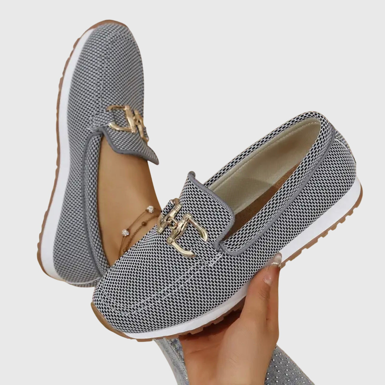 Woven Slip-On Loafers for Women
