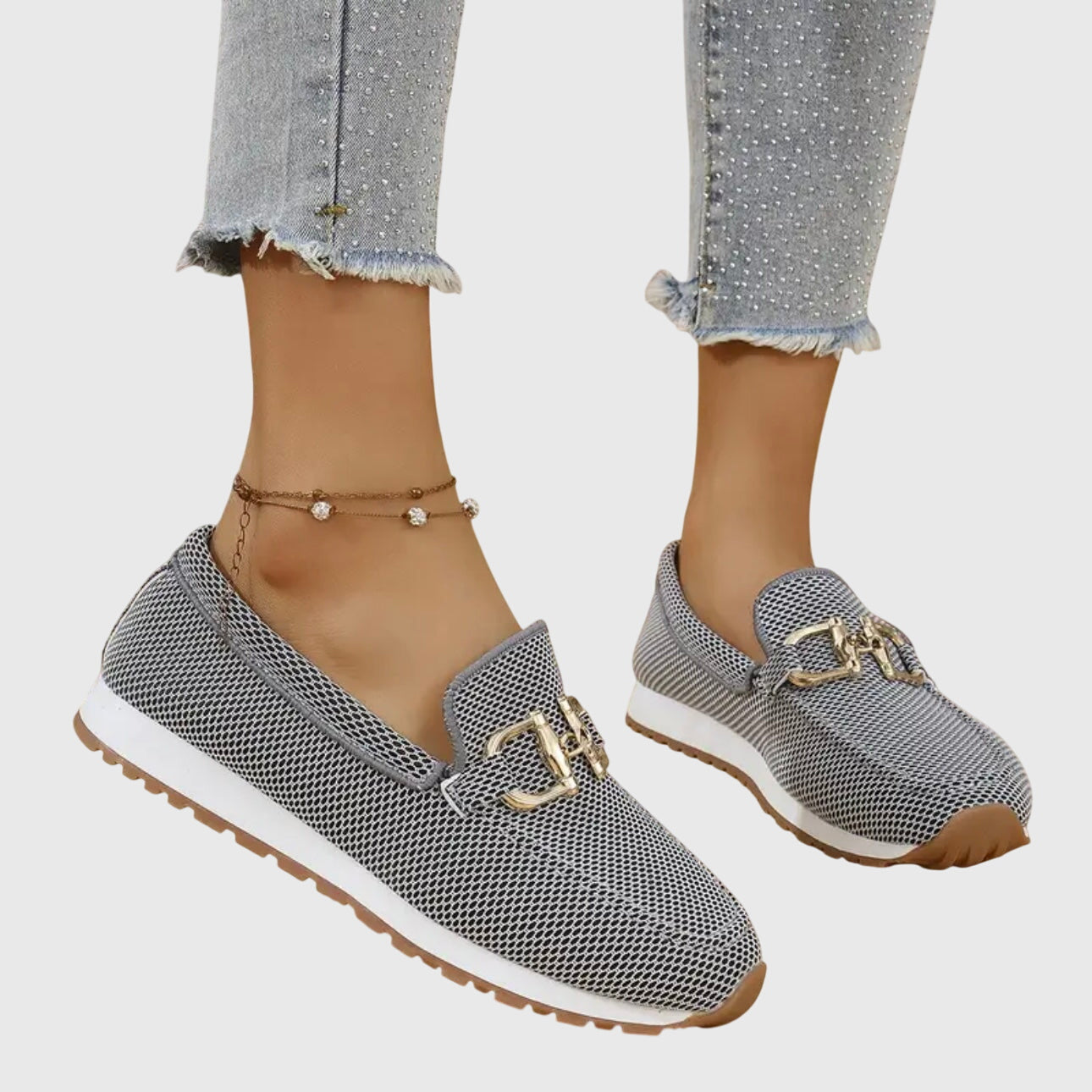 Woven Slip-On Loafers for Women