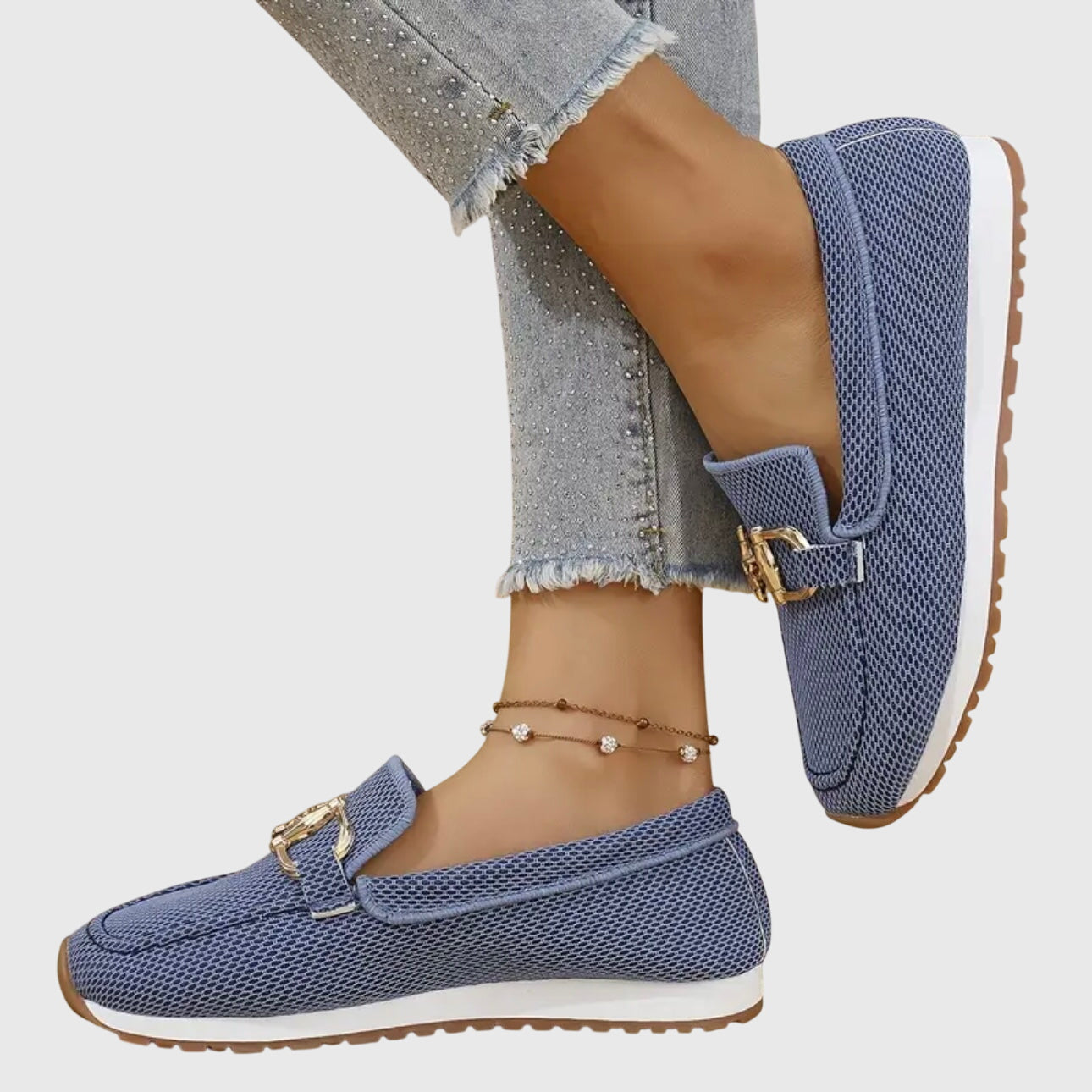 Woven Slip-On Loafers for Women