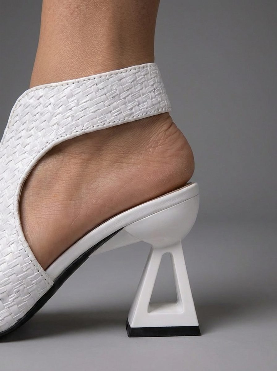Woven Block Heel Mule Sandals for Women - View 18