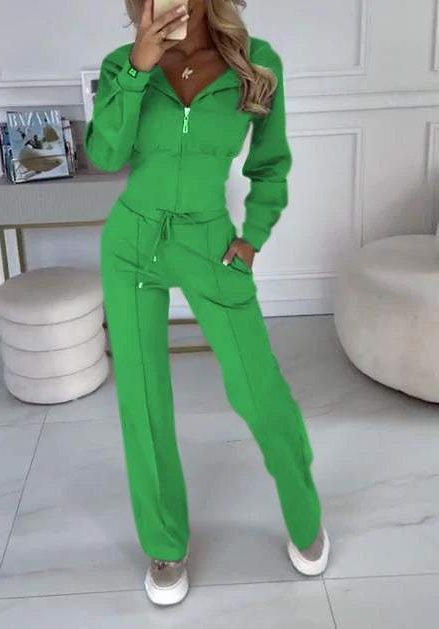 Zip-Up Jogging Set for Women - View 13